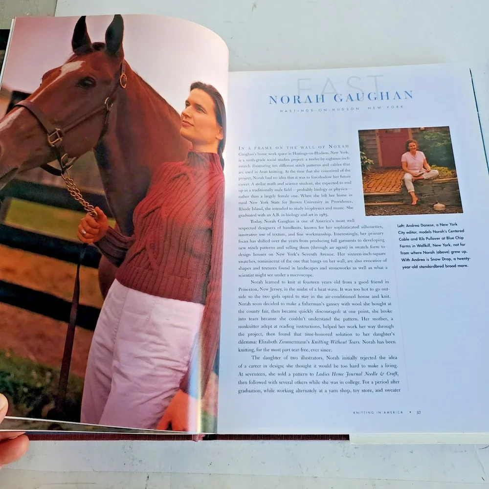 Knitting in America Patterns Profiles Stories of Americas Hand Knitting Threads